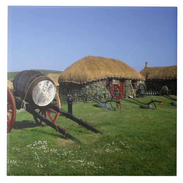Azulejo De Cerámica Museo Skye, Kilmuir, Isla de Skye, Tierras Altas, (Frente)