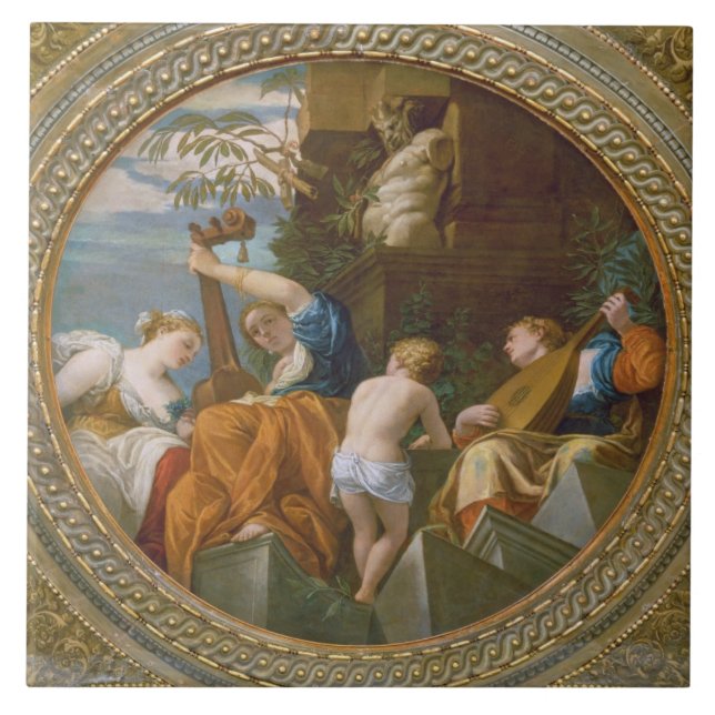 Azulejo De Cerámica Música (Frente)