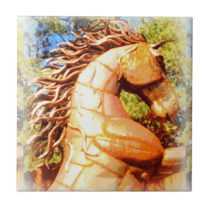 Azulejo De Cerámica mustang stallion