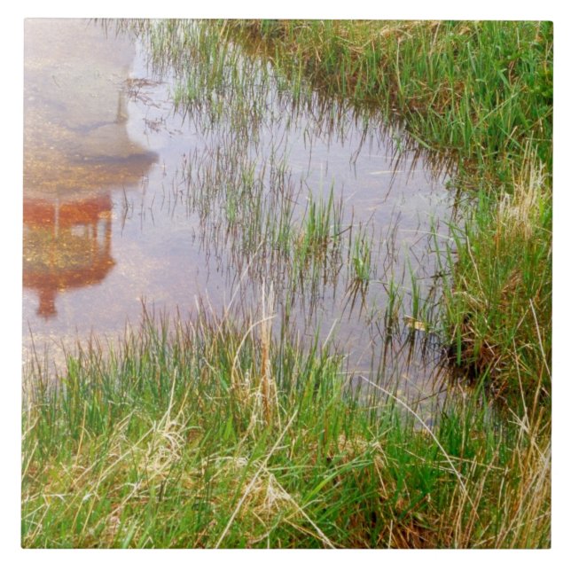 Azulejo De Cerámica N.A. Canadá, Nueva Escocia, Peggy's Cove. (Frente)