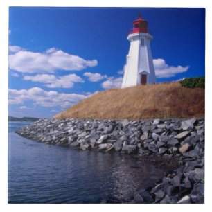 Azulejo De Cerámica NA, Canadá, Nuevo Brunswick, Isla Campabello.