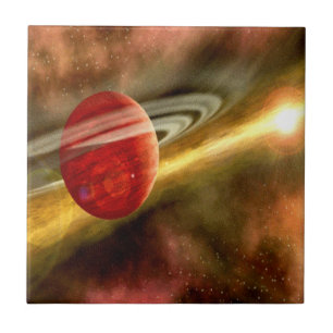 Azulejo De Cerámica Nacimiento de Saturno