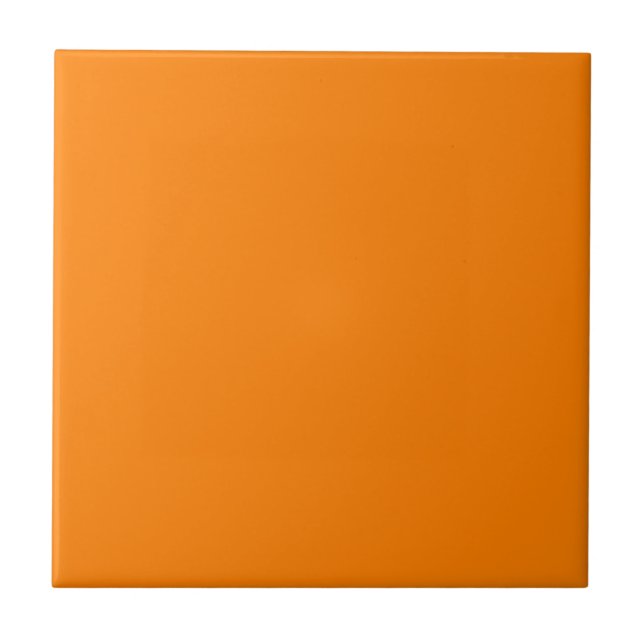 Azulejo De Cerámica Naranja (Frente)