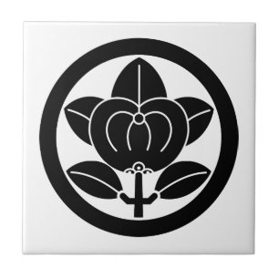 Azulejo De Cerámica Naranja mandarín para la familia Hikone