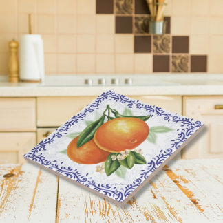 Azulejo De Cerámica Naranjas De Toile Tile Cerámico
