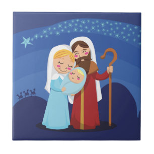 Azulejo De Cerámica Natividad