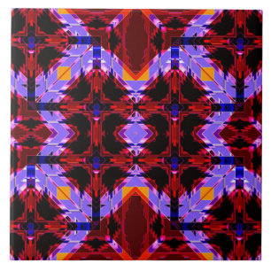 Azulejo De Cerámica Nativo americano moderno 1 mosaico