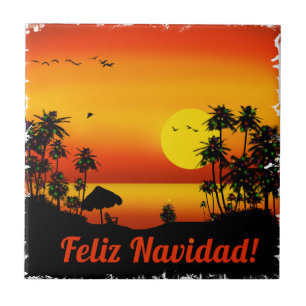 Azulejo De Cerámica Navidad