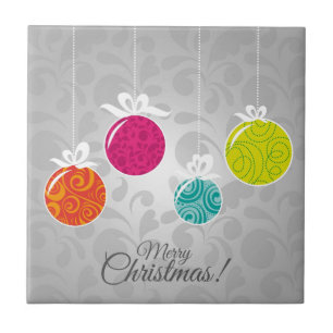 Azulejo De Cerámica Navidades coloridos y bonitos decoraciones
