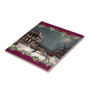 Azulejo De Cerámica Navidades de Victoria Fiesta Tile
