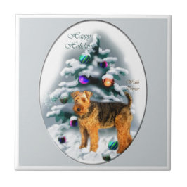 Azulejo De Cerámica Navidades de Welsh Terrier