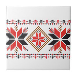 Azulejo De Cerámica Navidades feos Sweater Fair Isle