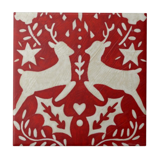 Azulejo De Cerámica Navidades Joy I (Frente)