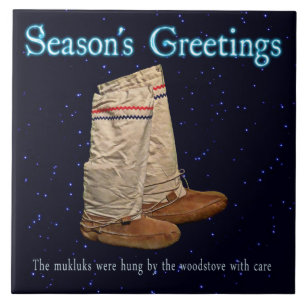 Azulejo De Cerámica Navidades Mukluks