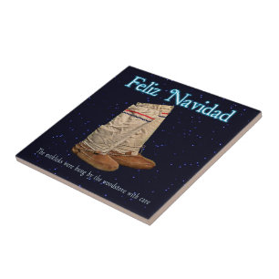 Azulejo De Cerámica Navidades Mukluks