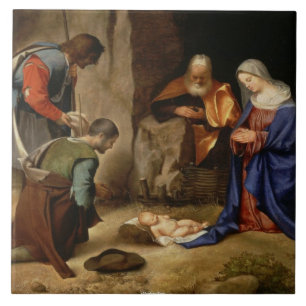 AZULEJO DE CERÁMICA NAVIDADES NATIVITY GIFT TILE - REGALOS MAGNÍFICOS
