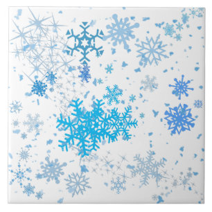 Azulejo De Cerámica Navidades Nevada
