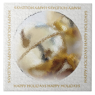 Azulejo De Cerámica Navidades nostálgicos Bell