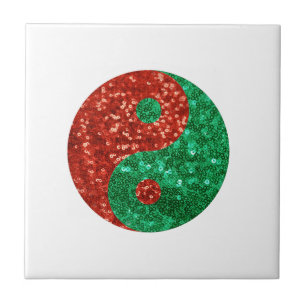 Azulejo De Cerámica navidades yin yang