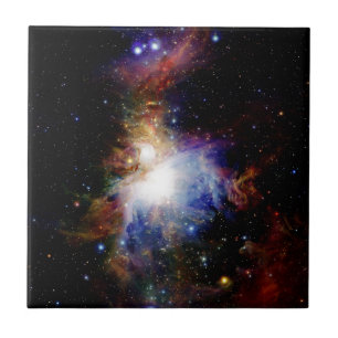 Azulejo De Cerámica Nebulosa colorida