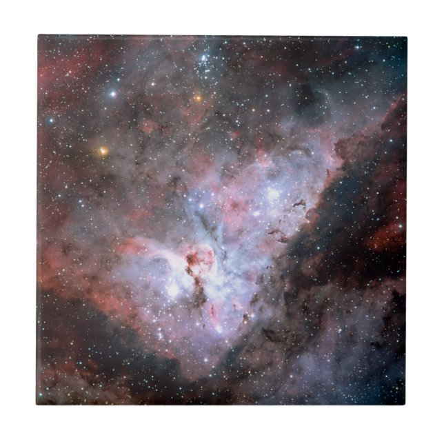 Azulejo De Cerámica Nebulosa de Carina por ESO (Frente)