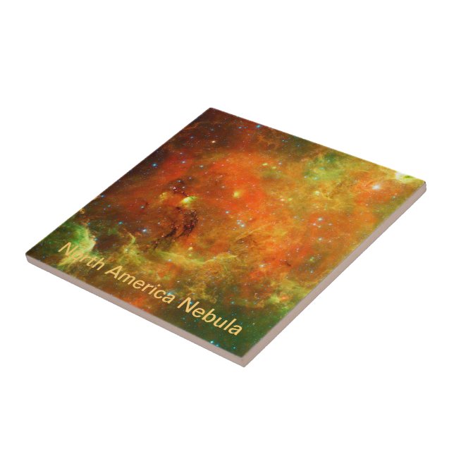 Azulejo De Cerámica Nebulosa de Norteamérica (Lado)