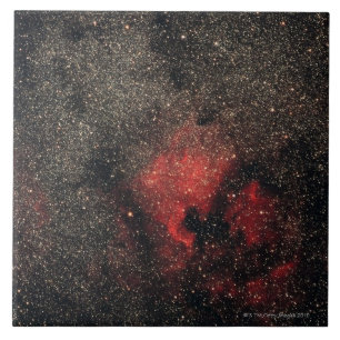 Azulejo De Cerámica Nebulosa de Norteamérica y nebulosa del pelícano