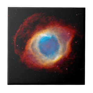 Azulejo De Cerámica Nebulosa planetaria Hélix NGC 7293 - Ojo de Dios