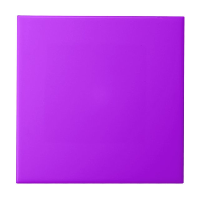 Azulejo De Cerámica Neon Purple Ceramic Tile (Frente)