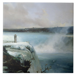 Azulejo De Cerámica Niagara Falls, c.1837-40 (aceite en lona)