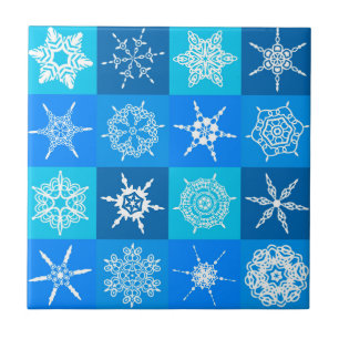 Azulejo De Cerámica Nieve sobre nieve