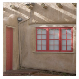 Azulejo De Cerámica NM, Nuevo México, Santa Fe, Camino del Cañón, lege