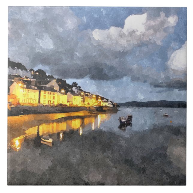 AZULEJO DE CERÁMICA NOCHE (Frente)