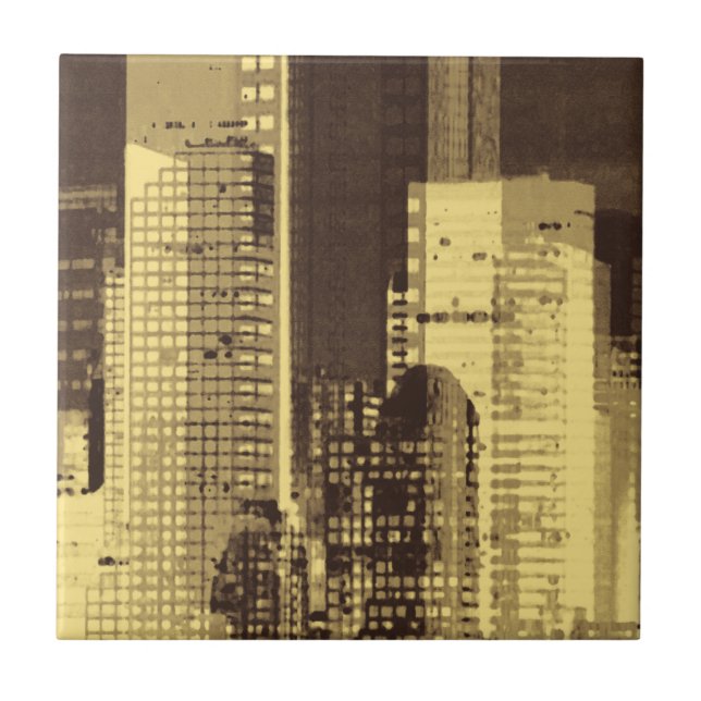 Azulejo De Cerámica Noche III (Frente)