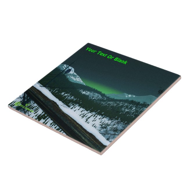 Azulejo De Cerámica Noche silenciosa (Lado)