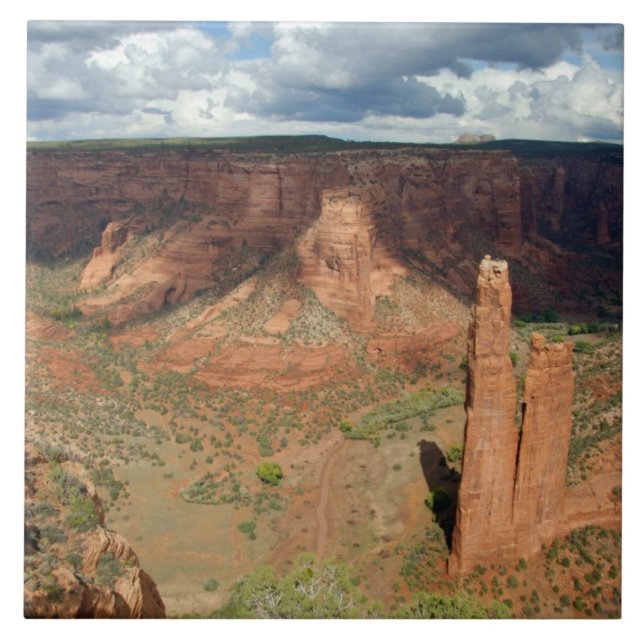 Azulejo De Cerámica Norteamérica, EE.UU., Arizona, Indio Navajo 6 (Frente)