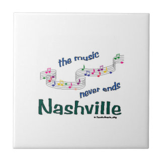 Azulejo De Cerámica Notas musicales de Nashville