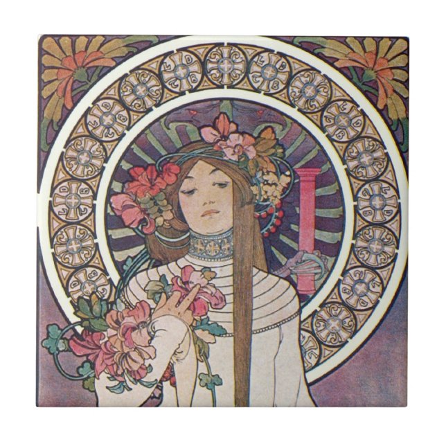 Azulejo De Cerámica Noveau vintage (Frente)