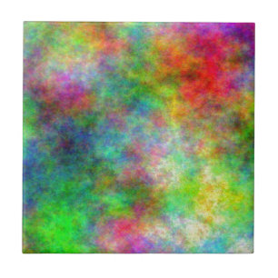 Azulejo De Cerámica Nubes de colores