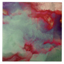 Nubes de tormenta coloridas arte abstracto de pinc