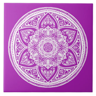 Azulejo De Cerámica Nudibranch Mandala