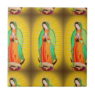 Azulejo De Cerámica Nuestra Señora De Guadalupe