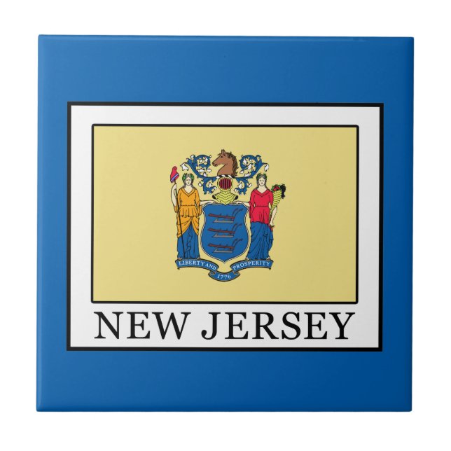 Azulejo De Cerámica Nueva Jersey (Frente)
