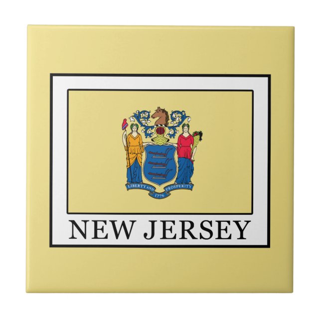 Azulejo De Cerámica Nueva Jersey (Frente)