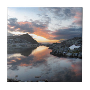 Azulejo De Cerámica Nydiver Lakes Sunrise 2 - Ansel Adams Wilderness