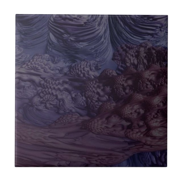 Azulejo De Cerámica Obscure Eggplant Ceramic Tile (Frente)