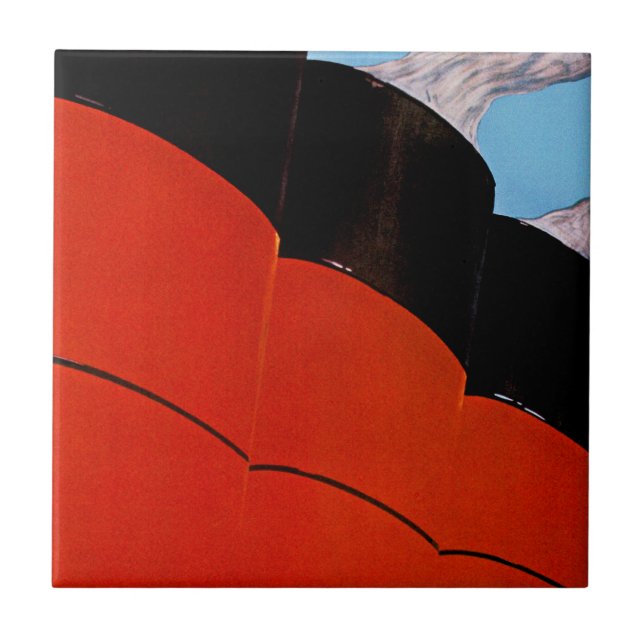 Azulejo De Cerámica Ocean Liner Bon Voyage (Frente)