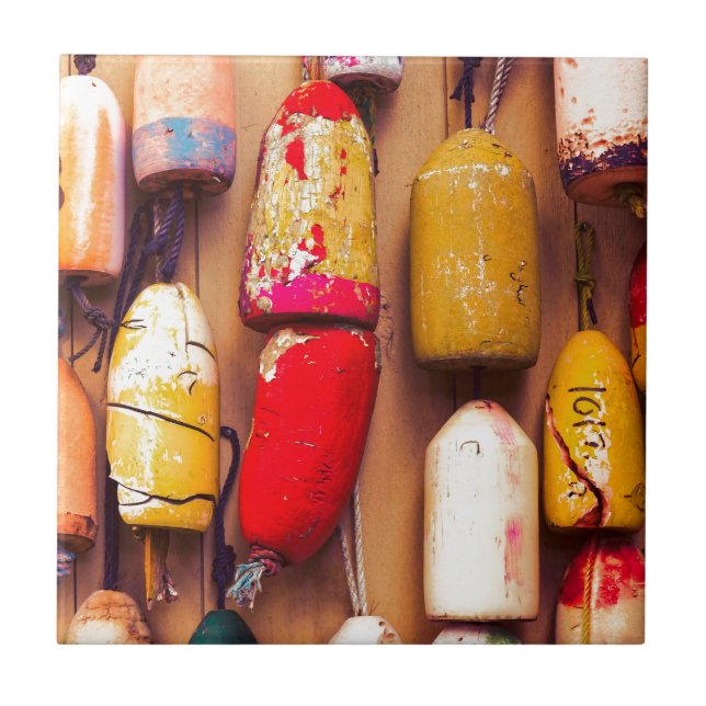 Azulejo De Cerámica Ocho a la izquierda (Frente)