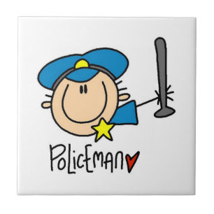 Azulejo De Cerámica Ocupación de policía