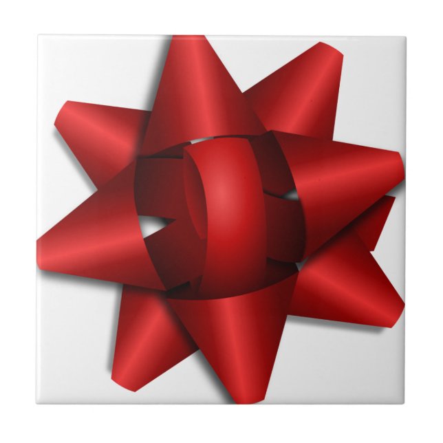 Azulejo De Cerámica oficina roja de la ducha del fiesta de la cinta (Frente)